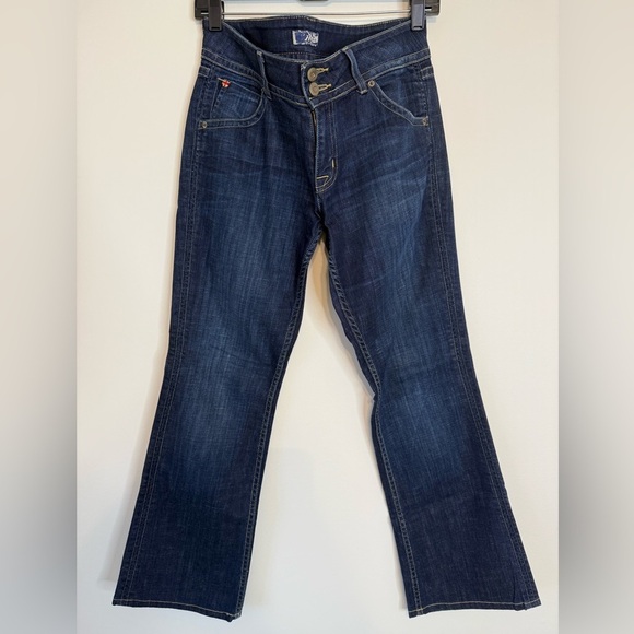 Hudson Jeans Denim - HUDSON Bootcut Jeans Women’s Dark Wash Mid Rise Premium Stretch Denim